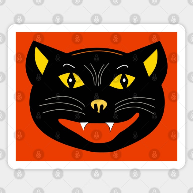 Ugly Halloween Cat Sticker by AimeeParker